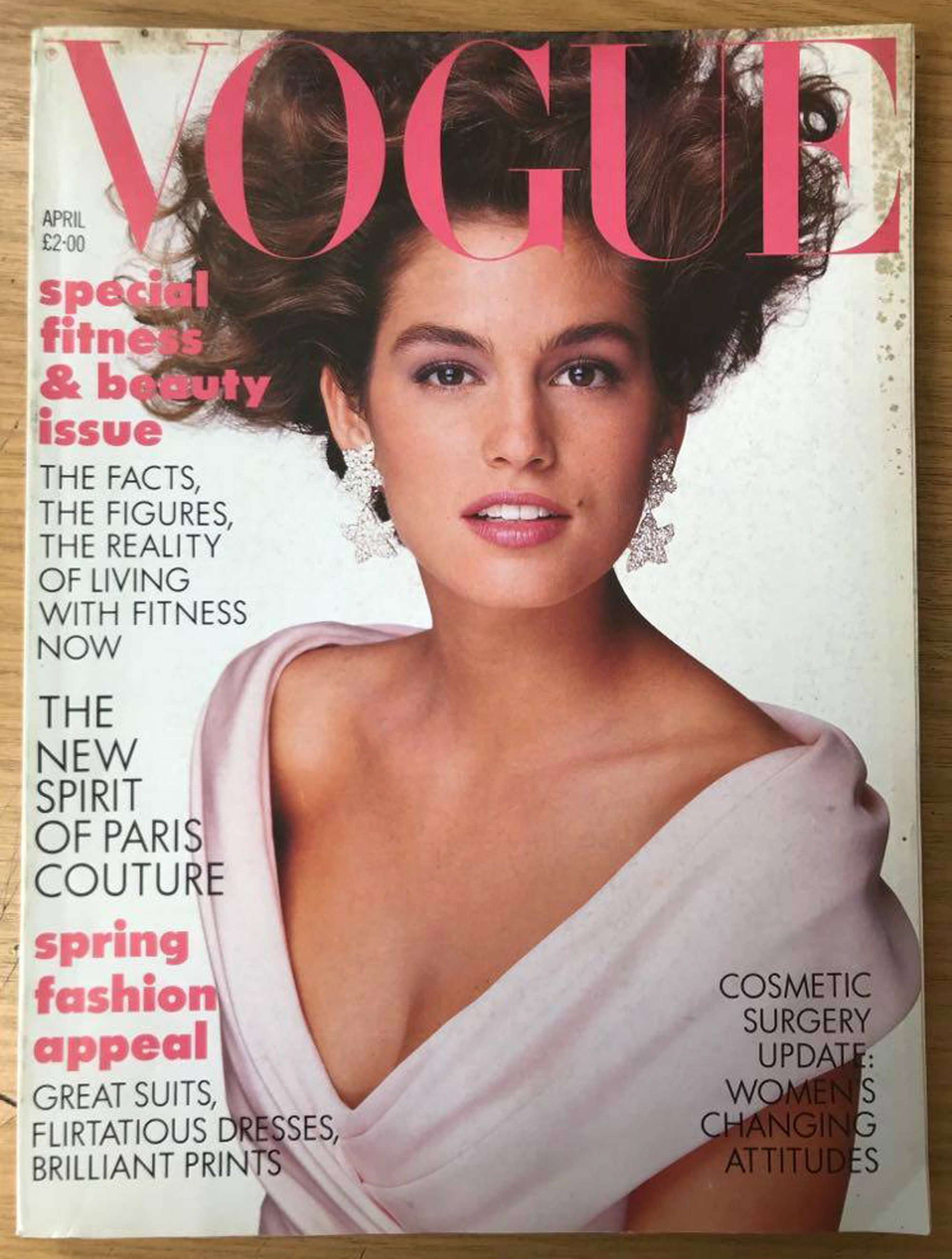 Vogue UK April 1987 British Original Vintage Fashion Magazine | Etsy
