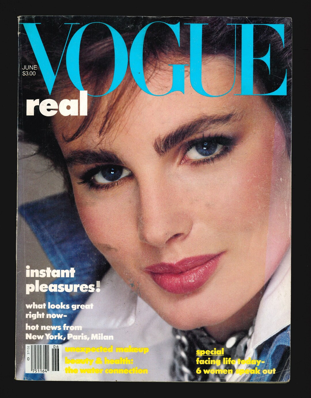 Vogue US June 1983 Original Vintage Fashion Magazine Alexa - Etsy