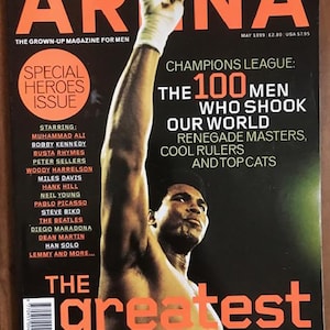 Arena May 1999 Special Heroes Issue no 88 Muhammad Ali cover The Greatest