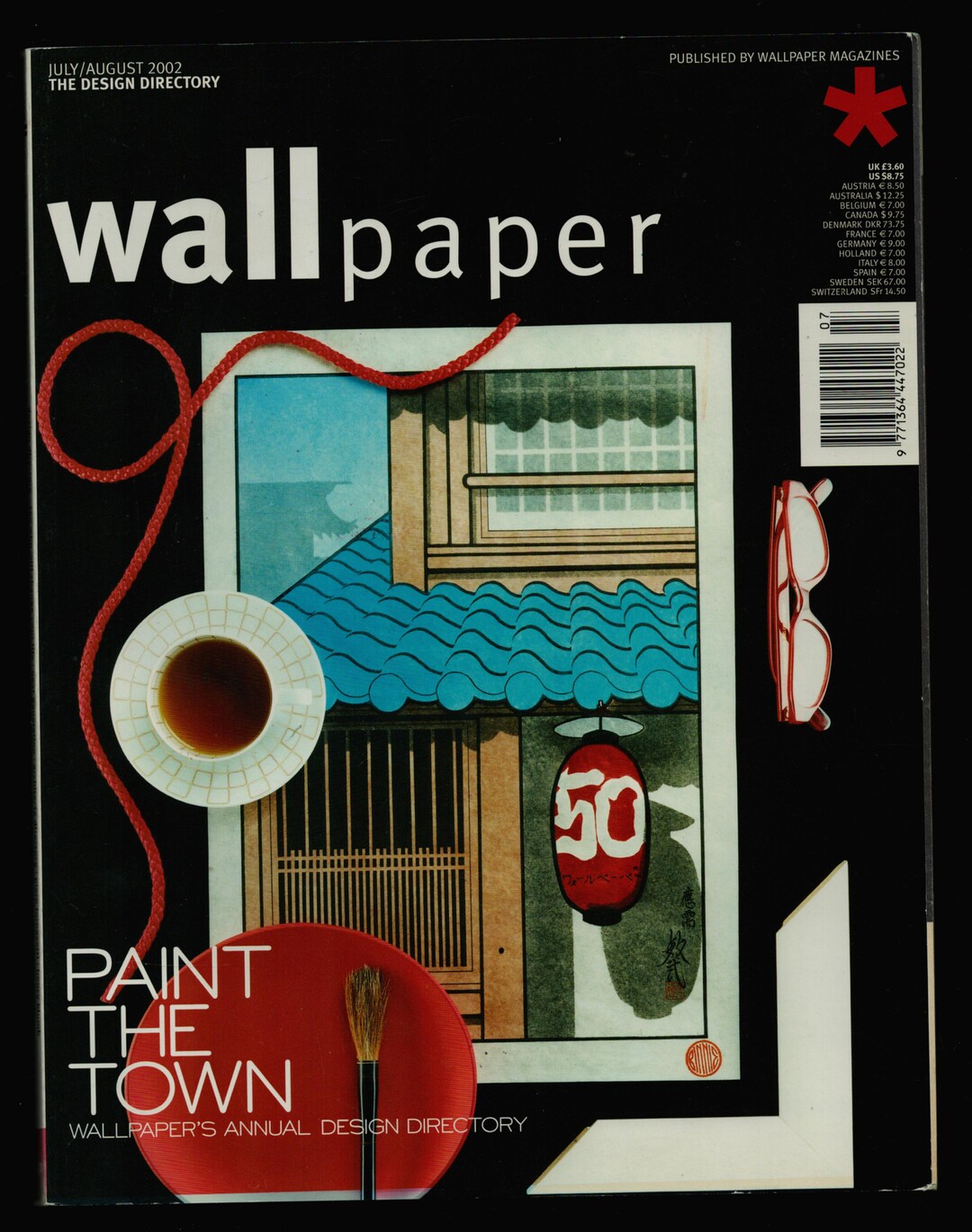 Wallpaper July / Aug 2002 the Design Directory Paint the Town Etsy