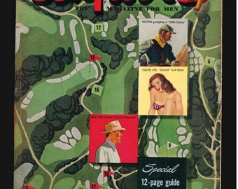 Esquire April 1949 Original Vintage Magazine Special Guide to Good Golfing