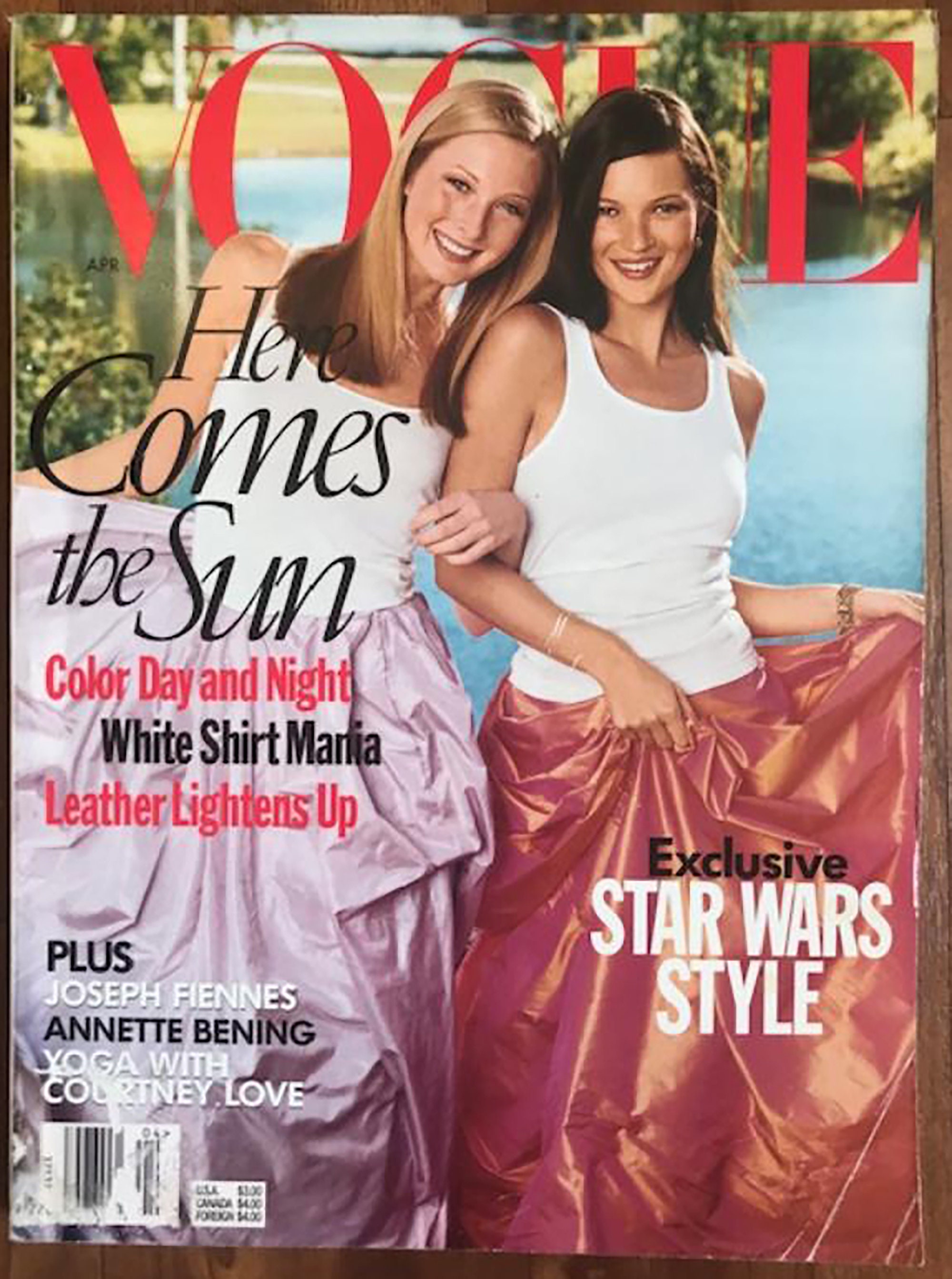 Vogue US April 1999 American Original Vintage Magazine Kate