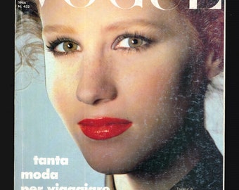 Vogue Italia Feb 1986 II Original Vintage Fashion Magazine Alison Cohn Rose Mcgrotha Aly Dunne
