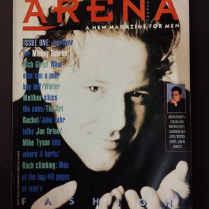 Arena Dec 86-Jan 1987  Back issues British Original Vintage Monthly Fashion Magazine
