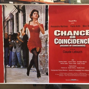 Chance or Coincidence, 1999 British Quad Movie Poster