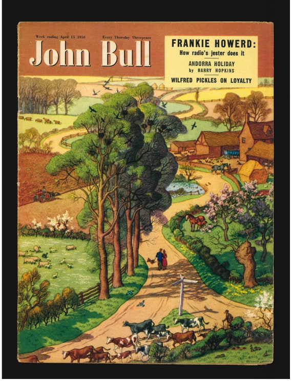 ジョン・ブル 1950年4月15日 英国オリジナルヴィンテージレアマガジン 