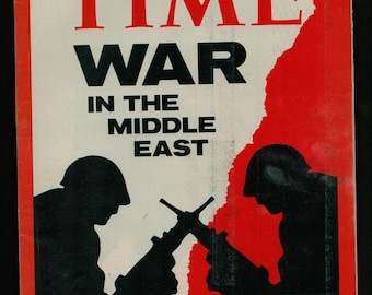 TIME OCT 15 1973 Vintage Magazine War in the Middle East