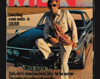 Men In Vogue Spring - Summer 1970  Peter Wyngarde Rodney Pattison Cecil Beaton BMW Keith Lichtenstein