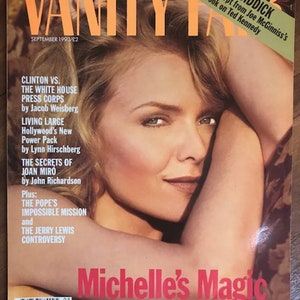 Vanity Fair wrzesień 1993 Vintage Fashion Magazine okładka Michelle Pfeiffer