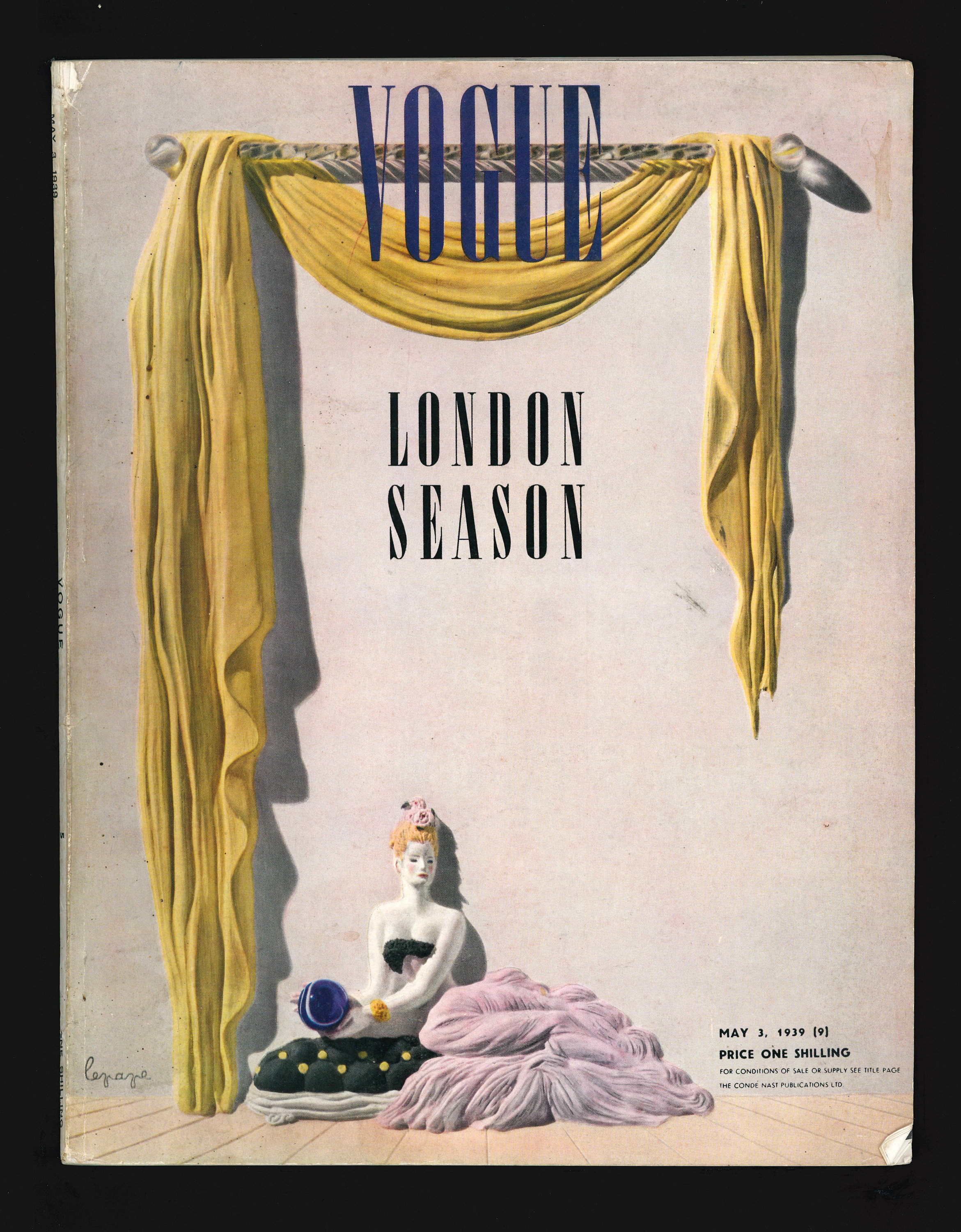 ヴォーグ UK 1939年5月3日 オリジナルヴィンテージファッション 