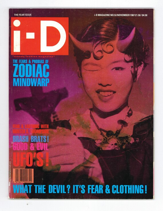 I-D No 53 Nov 1987 Fear Issue Rare Original Vintage Fashion 