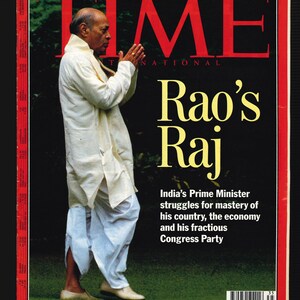 TIME AUG 31 1992 Vintage Magazine Rao&#39;s Raj India&#39;s Prime Minister