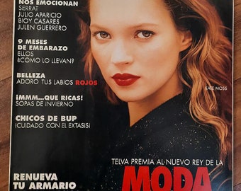 Telva Magazine no 667 November 1994 KATE MOSS Jose Manuel Ferrater Ines Sastre  Rare