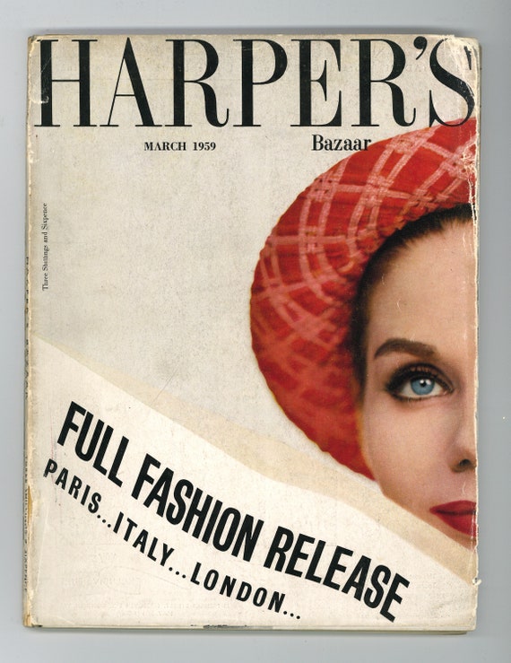 Harper's Bazaar UK June 1959 Coco Chanel YSL Richard Avedon Suzy