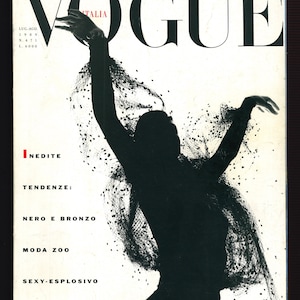Vogue Italia Juli Aug 1989 Cindy Crawford LINDA EVANGELISTA Tatjana Patitz NAOMI Campbell
