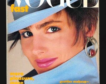 Vogue US March 1985 Original Vintage Fashion Magazine - Etsy Canada