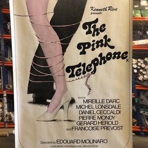 Pink Telephone, 1975 Double Crown Movie Poster