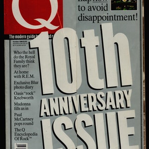 Q Magazine no 121 Oct 1996  British Original Vintage 100th Anniversary Issue