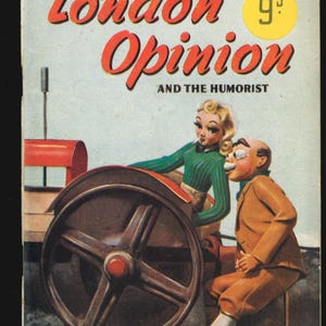 London Opinion and the Humorist March - Dec 1946 Vintage Original Men Magazine Scarce