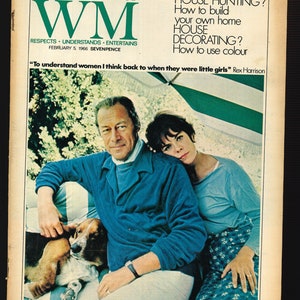 Woman&#39;s Mirror Feb March April May 1966 Rex Harrison , Barbara Streisand , Richard Burton ,
