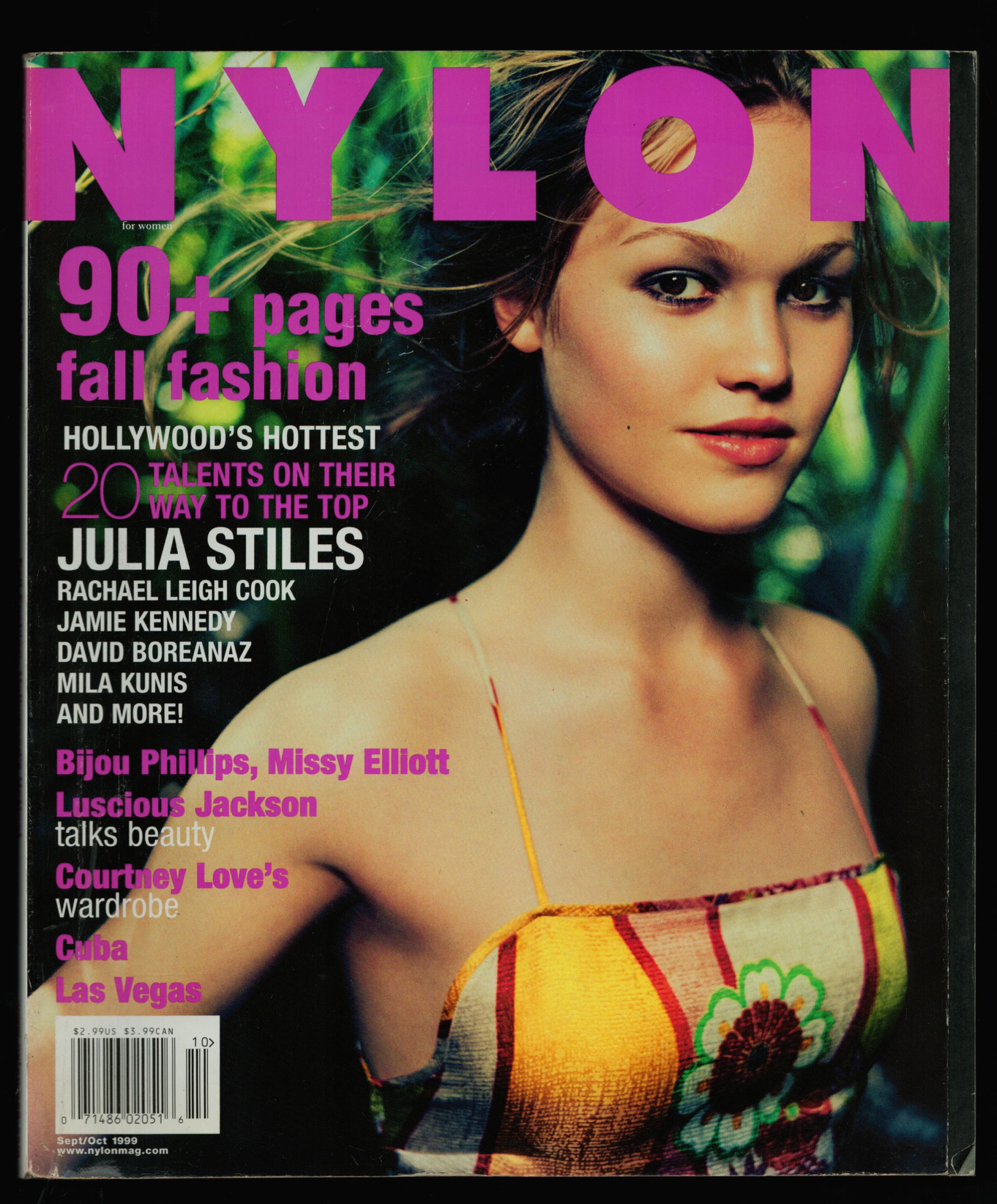 NYLON America 雑誌　1999年　y2k Nylon Sept Oct 1999 US American Pop Culture Fashion Magazine Julia