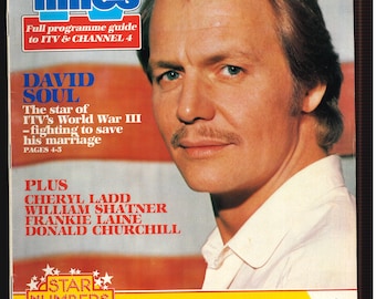 TV Times Du 9 au 15 avril 1983 Anglia Original vintage Magazine Star Numbers David Soul