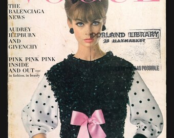 Vogue US agosto 1963 Rivista di moda vintage originale