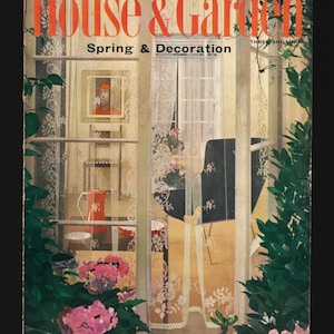 House & Garden UK  Back Issues 1960 Original Retro Rare Vintage Lifestyle Magazine Gift Present