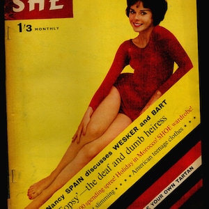 She Magazine April 1961 Original British Vintage Fashion & Beauty Magazine