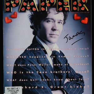 Paper Feb 1996 US American Original Vintage Fashion Magazine Timothy Hutton