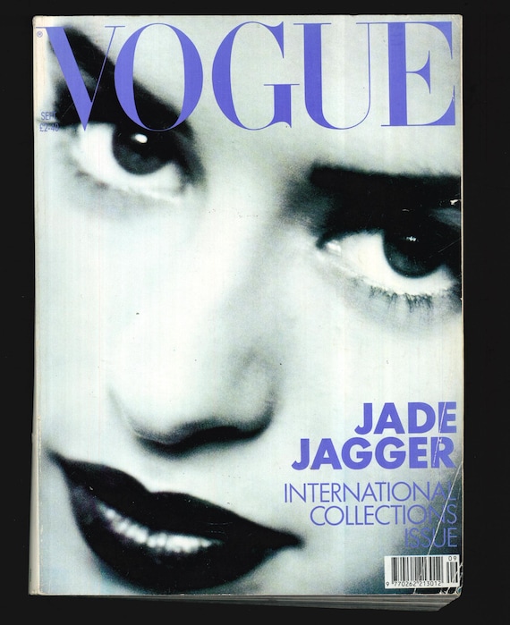 Vogue UK Sept 1990 Original British Vintage Fashion Magazine