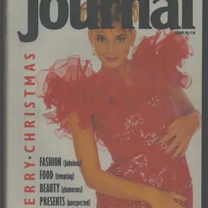 Notizbuch Dez. 1986 Original Vintage Mode magazin Merry Christmas