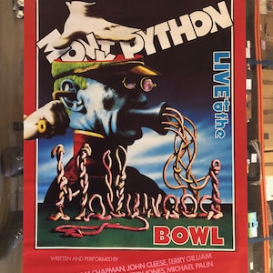 Monty Python Live at the Hollywood Bowl, 1982. UK 1 hoja de póster de película