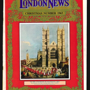 Illustrated London News Christmas 1965  Original Vintage Magazine