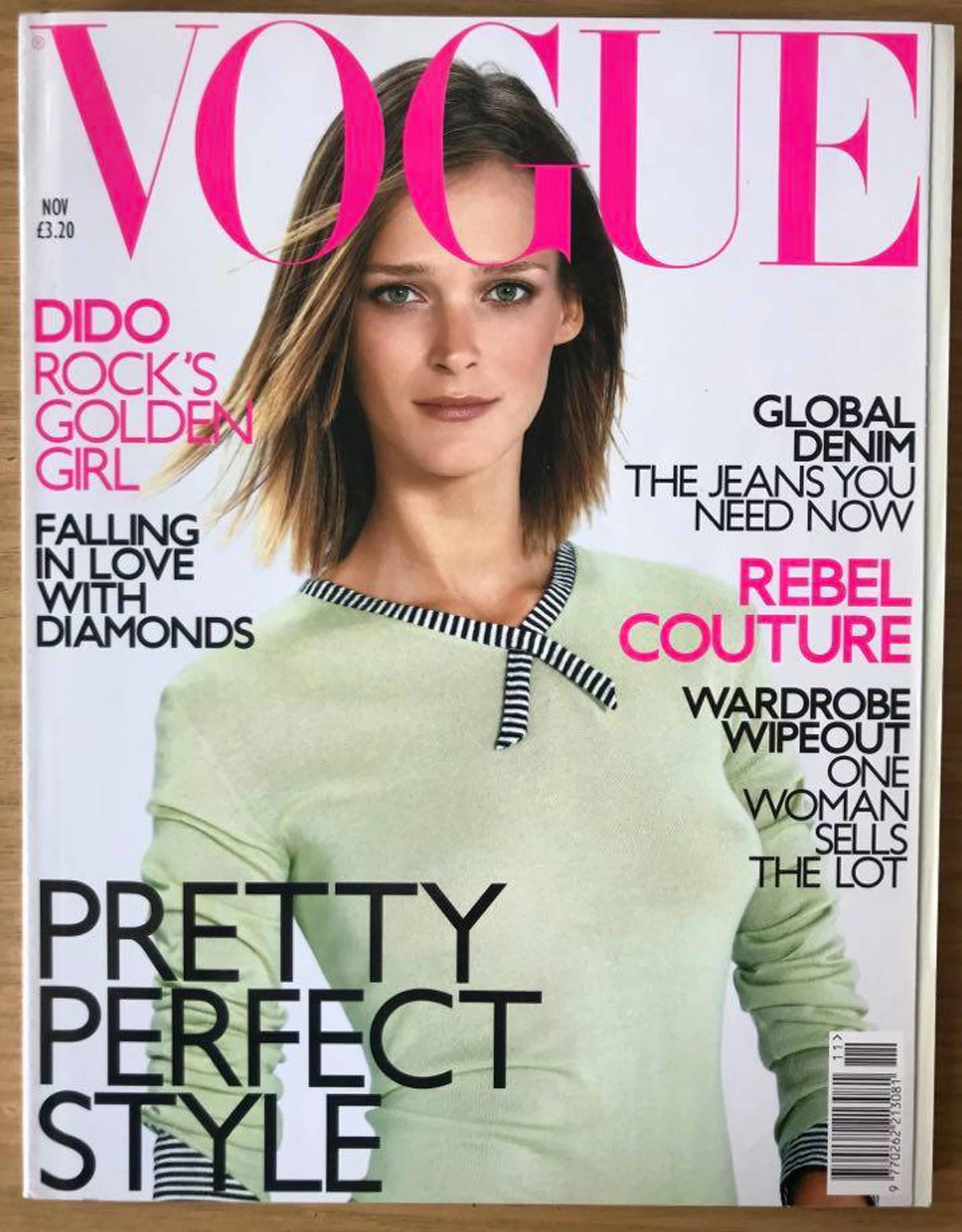 Vogue UK Nov 2001 British Original Fashion Magazine Dido - Etsy