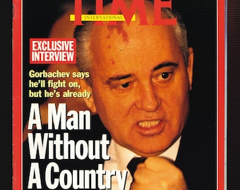 TIME DEC 21 1991 Vintage Magazine Gobachev