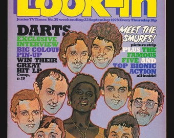 Look -in no 39 23 settembre 1978 Programma televisivo britannico Original Vintage Children's Magazine (A)
