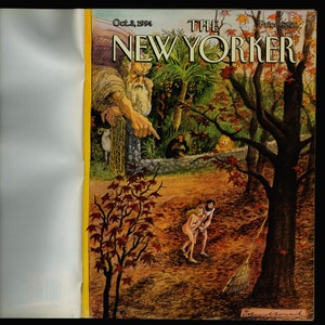 New Yorker Magazine Oct 3 1994 The Fall by Edward Sorel James Levine, Teresa Stratas 30th