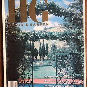 House & Garden US Dec 1989 America&#39;s Edition Design Decoration Ideas Magazine  Donald and Ivana Trump&#39;s Palm Beach