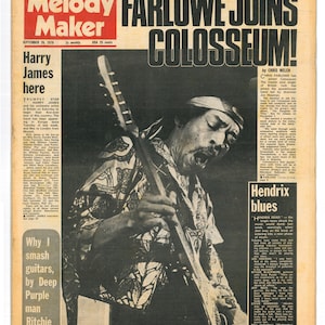 Jimi Hendrix Magazine Collectables