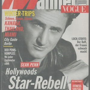 Manner Vogue Jan 1996 Sean Penn cover