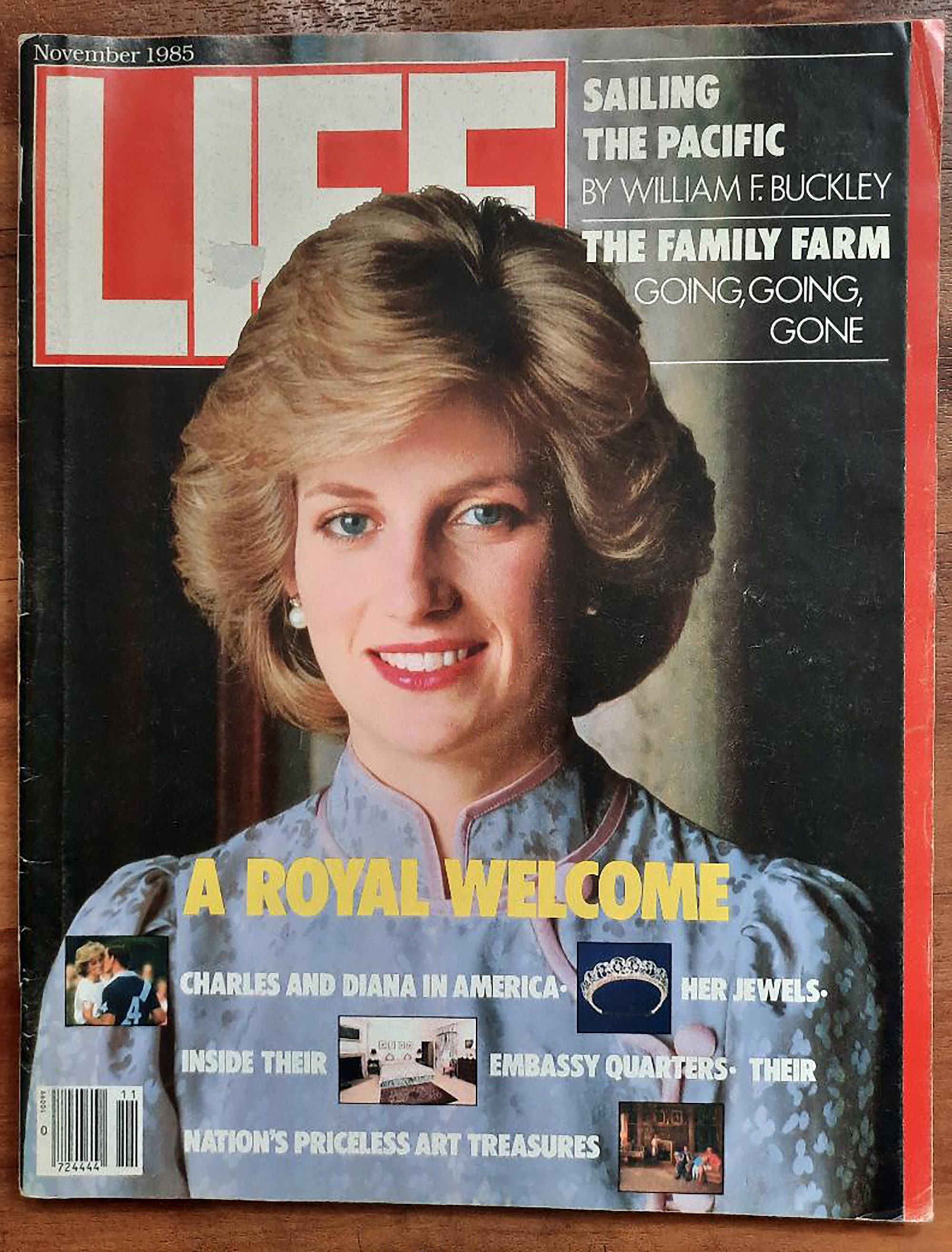 Life  US Nov 1985  American Original Vintage Weekly Magazine Gift Birthday Present Diana  cover