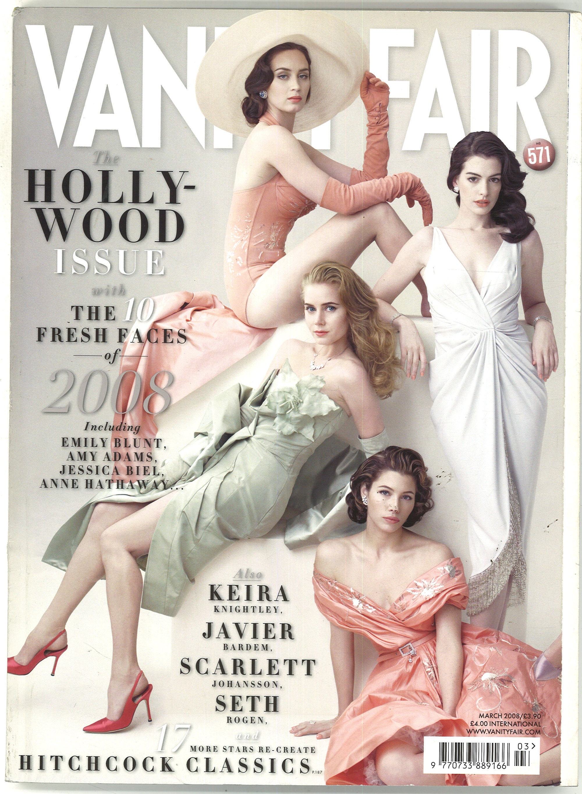 Vanity Fair March 2008 UK British Original Hollywood Issue Etsy