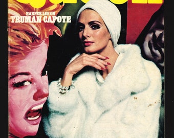 Queen Magazine 2 marzo 1966 Rivista di moda vintage originale Harper Lee Truman Capote Helmut Newton