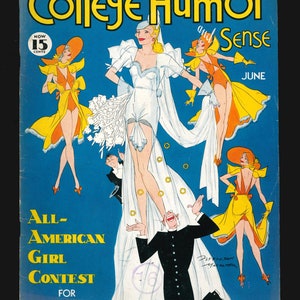 College Humor Vintage Magazin Juni 1933 MacHamer