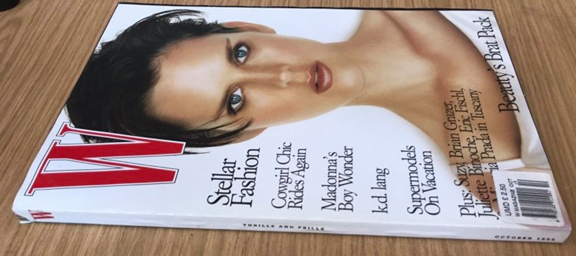 W Vol 25 Issue 10 Oct 1996 US American Fashion Original