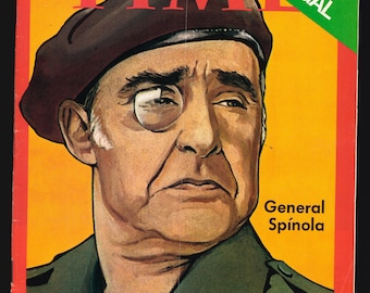 TIME 6 mai 1974 magazine vintage Coup au Portugal Général Spinola