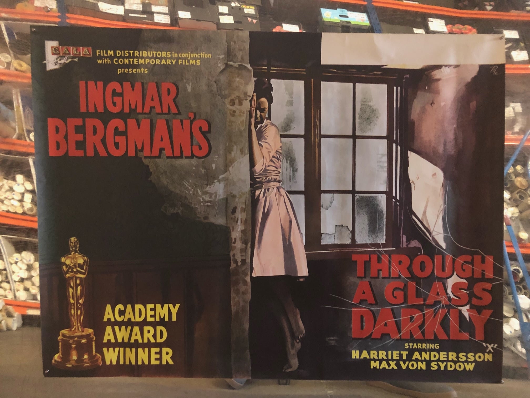 Through A Glass Darkly, 1961 British Quad Movie Poster