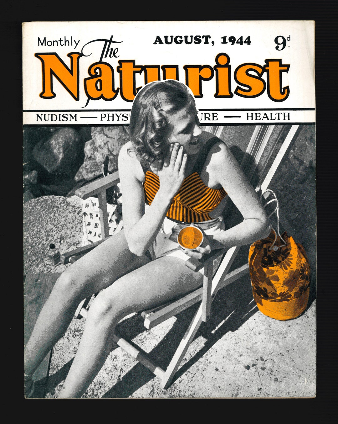 The Naturist Aug 1944 Original Vintage Magazine Nudism Physical Culture ...