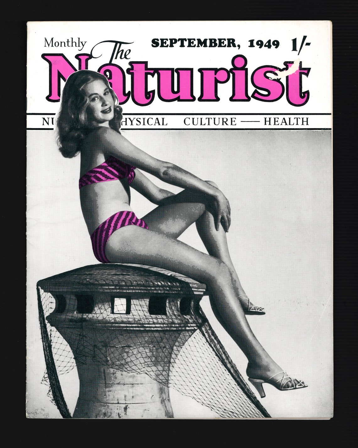 The Naturist Sept 1949 Original Vintage Magazine Nudism Physical The Naturist Sept 1949 Original Vintage Magazine Nudism Physical